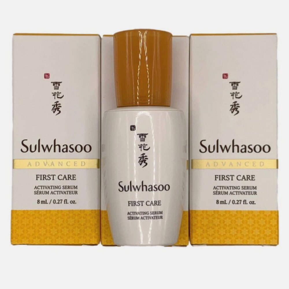 3 PACK SULWHASOO FIRST CARE ACTIVATING SERUM 0.27 FL OZ./8ML EACH NEW